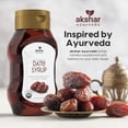 thumbnail image 2 of AKSHAR AYURVEDA Pure Date Syrup, Low Glycemic Natural Liquid Sweetener and Sugar Substitute, 16 oz, 2 of 8
