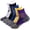 Style 1, variant on TSoduce Performance Ankle Athletic Socks Comfort Cushioned Breathable Compression Running Sports Quarter Socks Men Pack