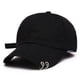 thumbnail image 1 of Vintage Cotton Adjustable Baseball Cap Men and Women for Sun for Protection Black Hip Hop Long Strap Dad Hat with Metal, 1 of 4