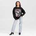 thumbnail image 3 of Women's Gameday Couture Black Arizona Cardinals Oversized Victory Lane Black Label Premium Fleece Sweatshirt, 3 of 6