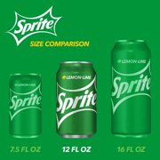 Sprite Lemon Lime Soda Soft Drinks, 12 fl oz, 12 Pack, 3 Sets