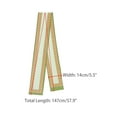 thumbnail image 3 of INSPIRE CHIC Women's Contrast Color Vintage Scarf, Skinny Long Hair Ribbon Handbag Handle Wrap Neck Tie Scarves Neckerchief 147x14cm/57.9x5.5"(LxW) Light Green, 3 of 6