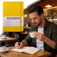 thumbnail image 4 of EGNMCR Office & Stationery Simples Solid-color Notebook - Student Office Thick Pad Note book, 4 of 8