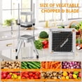 thumbnail image 4 of Picador Comercial de Verduras y Frutas WICHEMI Acero Inoxidable 1/4 Pulgadas, 4 of 8
