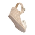 thumbnail image 4 of Sandalia De Plataforma Confort Con Yute Natural Cabra Piel Marshella Oro Para Mujer, 4 of 5