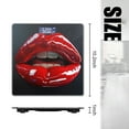 thumbnail image 2 of High Precision Body Weight Scale Smart Bathroom Scales with Large LCD Display(400lbs),Decorative for Bedroom-Glossy Red-Lipped With White Teeth, 2 of 4