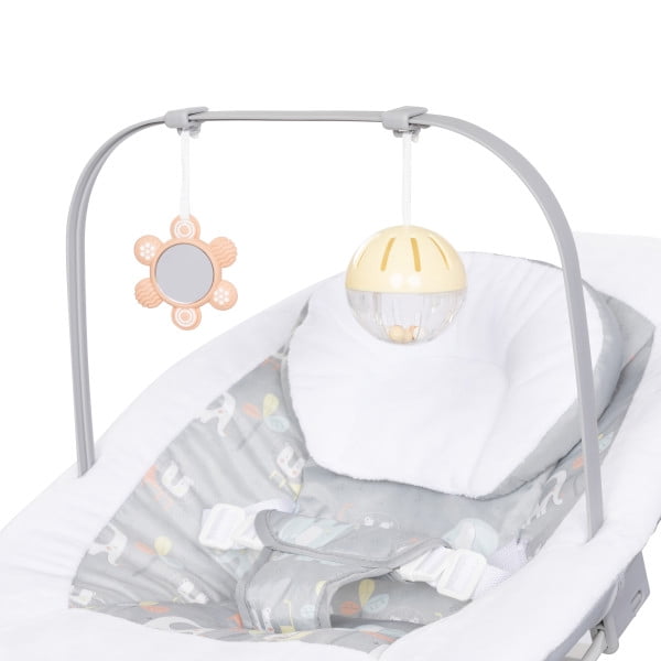 Baby Trend Smart Steps My First Rocker & Bouncer, Ergonomic Design in Diamond