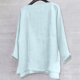 thumbnail image 3 of Designer Spring Summer Men's Casual Cotton Linen Solid Color Long Sleeve Shirts Loose Stand Collar Shirts 5XL, 3 of 5