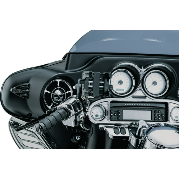 Kuryakyn Motorcycle Standard Tech-Connect Cradle Kit for Clutch or Brake Perch 1698, Black