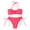 Pink #52, variant on Dresfit Easy Wear Two Piece Swimsuit - Lightweight Casual Bikini for Women Brown L