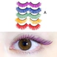 thumbnail image 1 of 5 pares de Pestañas postizas Baoblaze hechas a mano gruesas suaves y cómodas, 1 of 6