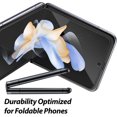 thumbnail image 4 of UEEBAI Screen Protector for Samsung Galaxy Z Flip 4 5G, [3 Pack ] Full Coverage HD Clear Flexible Film Case Friendly, 4 of 5