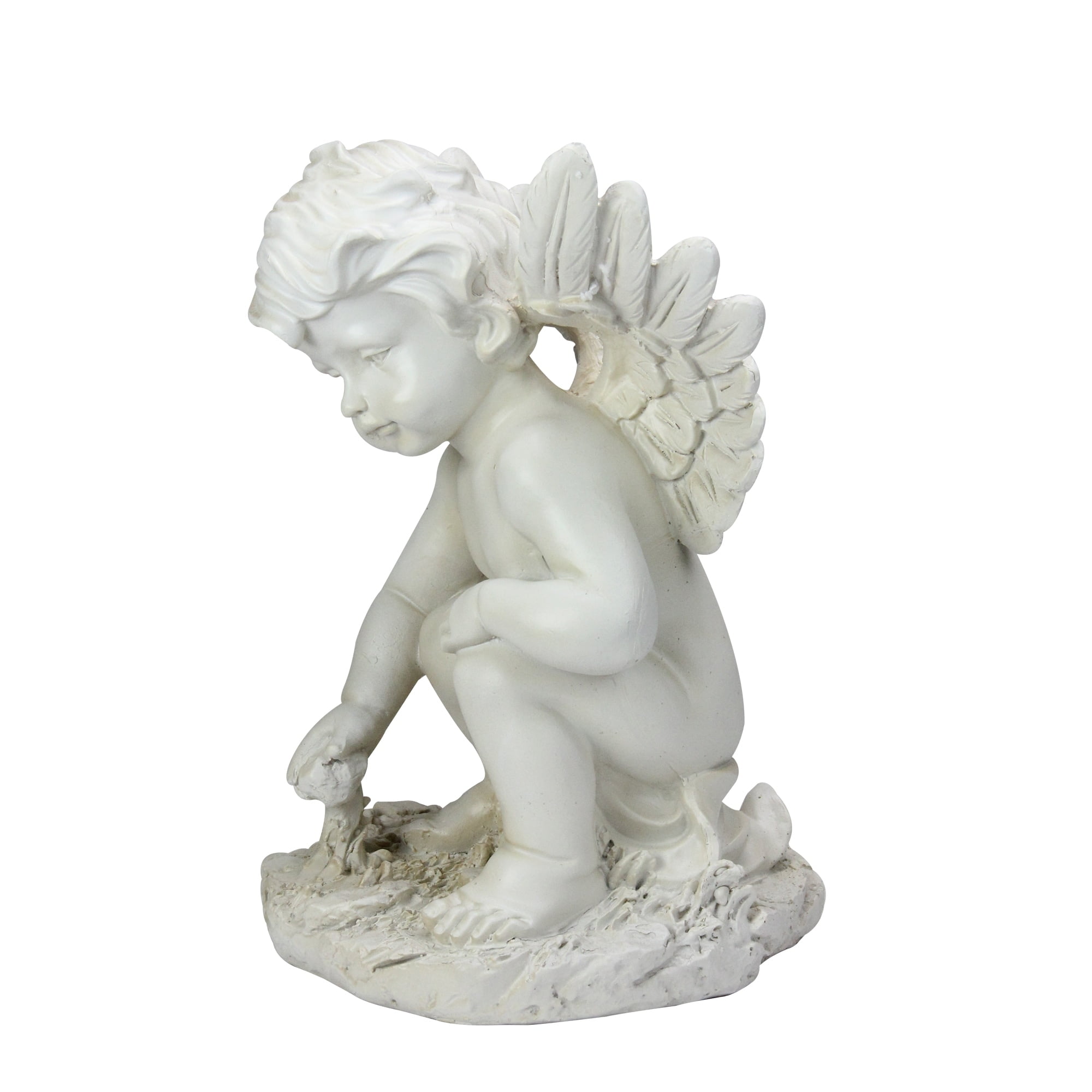 Northlight 12" Reaching Cherub Angel Outdoor Patio Garden Statue