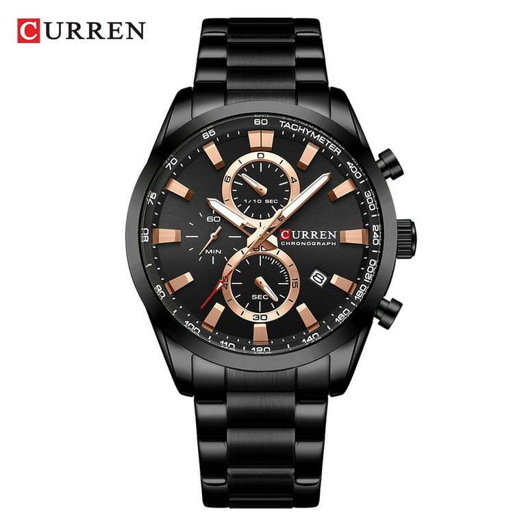 Curren 8445 Men's Watch Multi-Function Chronograph Watch - Walmart.com