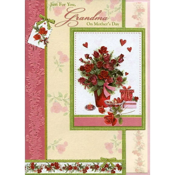 Designer Greetings Die Cut Overlapping Frames: Grandma Mother's Day Card