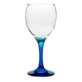 thumbnail image 2 of Ocean Blue Stemmed Wine Glasses, 10.5 oz, 2 of 2