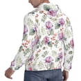 thumbnail image 6 of Fotbe Men's Hoodie with Orchids Flowers Pattern - Kangaroo Pocket Pullover Hooded Sweatshirt, Perfect for Daily Wear, Travel, and Home-4X-Large, 6 of 7