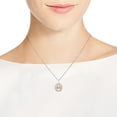 thumbnail image 5 of Astrology Crab Zodiac Horoscope Cancer Rose Gold & .925 Sterling Silver Necklace, 5 of 6