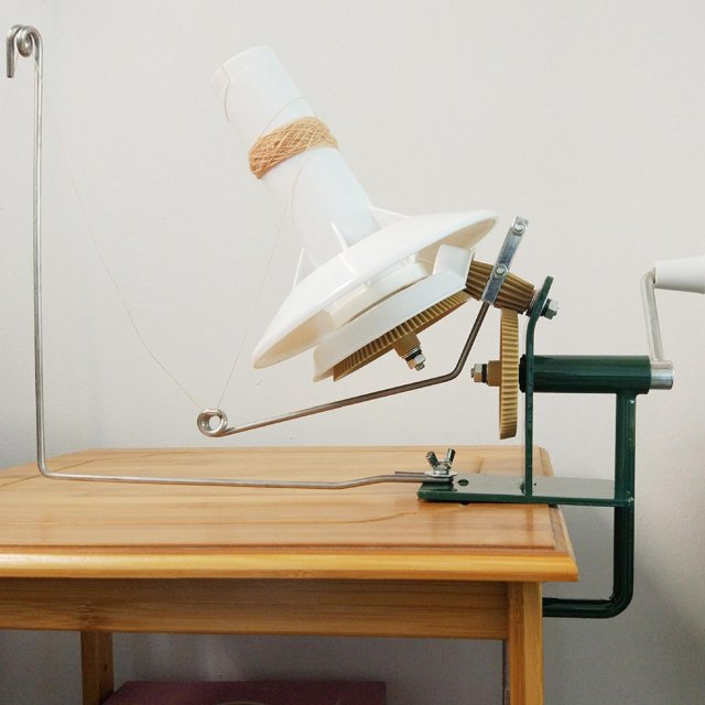 Bobinadora de de 1 pieza, tejer, lana, bobinadora de madejas, máquinas herramientas para suministros de punto de c BLESIY Enrollador de bolas de cuerda
