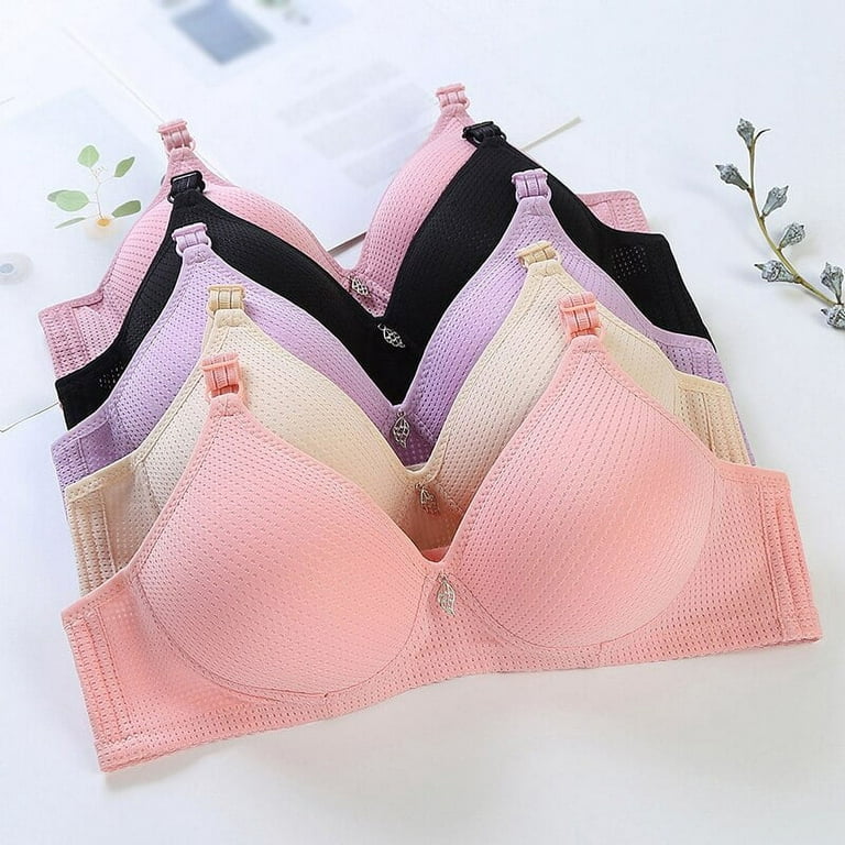 Women Back Buckle Cotton Bra Wire Size Underwear Widened Shoulder Straps  Brasieres Comfort Black Breast Cover Female (Color : B1, Cup Size : 85C) :  : Clothing, Shoes & Accessories