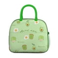 thumbnail image 2 of Lunch Bag Lunch Box for Women Reusable Insulated Lunch Bags,Water-Resistant Avocado Pattern Cooler Lunch Tote Bag, Large Capacity for Work Travel Picnic, 2 of 6