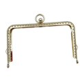 thumbnail image 1 of TISHITA Metal Purse Frame Hardware Replacement Embossed Wallet Leather Bag DIY Craft light gold, 1 of 8