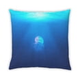 thumbnail image 2 of Ahgly Company Color Focus Blue Outdoor Throw Pillow, 18 inch by 18 inch, 2 of 6
