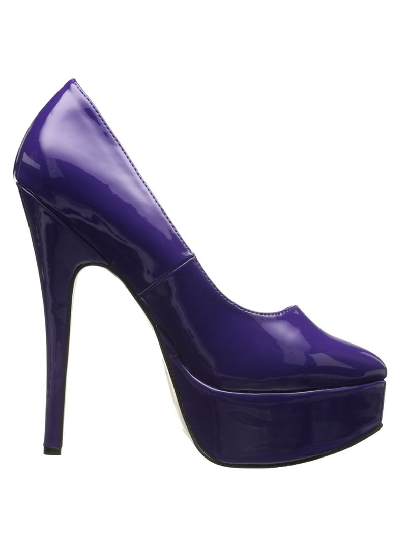 Ellie Shoes E-652-Prince Stiletto Heel Womens Purple