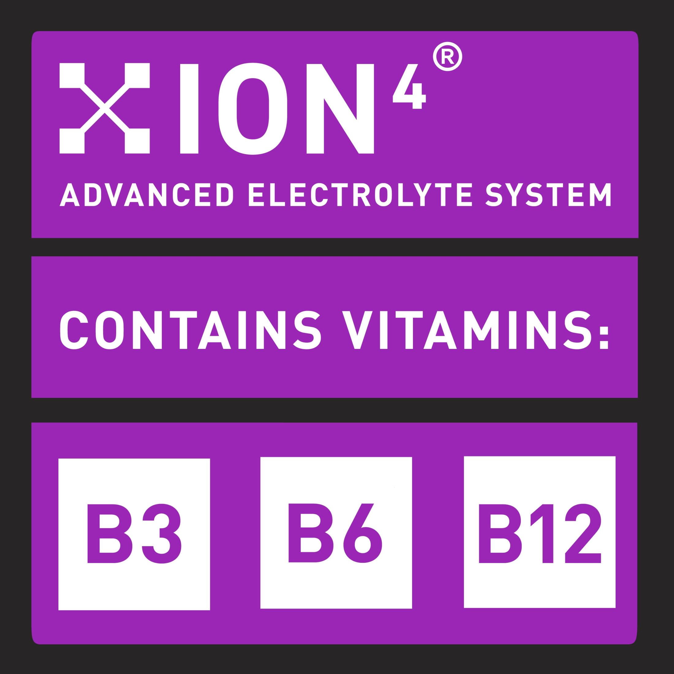 POWERADE Grape, ION4 Electrolyte Enhanced Fruit Flavored Sports Drink w/ Vitamins B3, B6, and B12, Replenish Sodium, Calcium, Potassium, Magnesium, 32 fl oz
