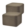 thumbnail image 5 of de de reposapiés de súper suaves y cómodas con forma cuadrada, cuadradas para taburetes, funda , café, Baoblaze Taburetes cuadrados, 5 of 5