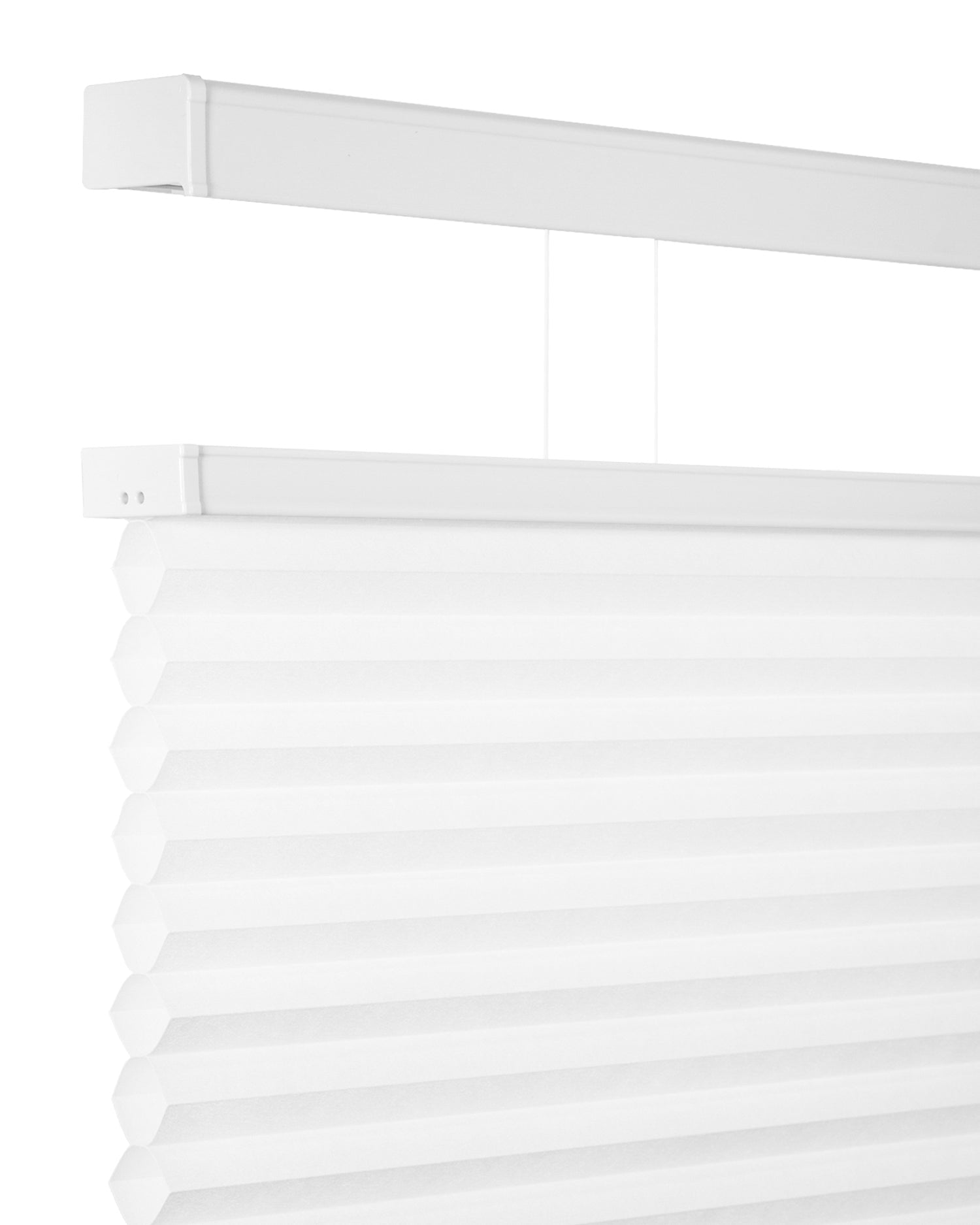 Chicology Cordless Top Down Bottom Up Light Filtering Cellular Shade Simply White 70.5"W x 48"H