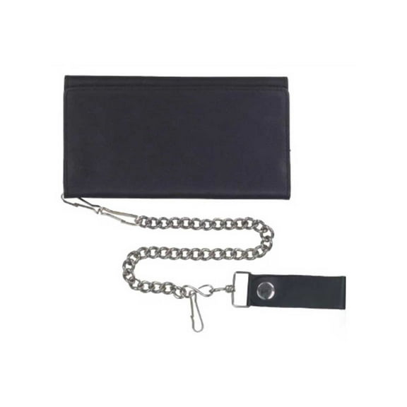 Unik 9059-00-BLK-OS Biker Chain Wallets, Black - One Size