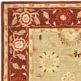 thumbnail image 6 of SAFAVIEH Anatolia Sherman Traditional Wool Area Rug, Sage/Burgundy, 9'6" x 13'6", 6 of 8