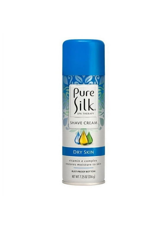 PURE SILK Spa Therapy Shave Cream by Pure Silk for Women, Dry Skin, 7.25 Oz, 3 Pack
