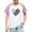 Pink 02, variant on DeHolifer Girls Valentine's Day Raglan Short Sleeve T-Shirts Boys Summer Tops Colorblock Heart Graphic Crewneck Tees for 7 Years