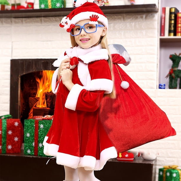 Hogar y cocina, Decoración del hogar, Decoración navideña, Bolsas de regalo de Navidad, Mochilas de Papá Noel, Bolsas de terciopelo, Adornos para organizar, Mochila navideña
