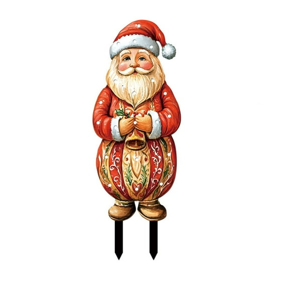 GiLiling Christmas Garden Decorations Outdoor Stakes, Lighted Holiday Yard Signs for Patio and Seasonal Festival Decoration, Xmas Tree Themed Decoration Props