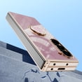 thumbnail image 3 of Dteck Case for Samsung Galaxy Z Fold 6 Luxury Plating TPU + PC Slim Case Shockproof Ring Magnetic Stand for Galaxy Z Fold 6 5G 2024,Lightpurple, 3 of 5
