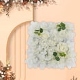 thumbnail image 4 of HUGFEGWE Artificial Flower Panel Rose Backdrop Romantic DIY Decorative Floral Panel Photo Background for Wedding Event Home Wall Decor, White CJB91-35603, 4 of 7