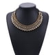 thumbnail image 2 of collar de mujer Qarigey gargantilla de cristal oro, 2 of 6