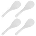 thumbnail image 1 of 4X Cuchara de Arroz para Cocina Plastico Blanco Plano Punteado, 1 of 5