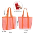 thumbnail image 6 of Strip Mesh Beach Tote Bags,Causal Pool Bags for Swimming Picnic Vacation Essentials, 6 of 7