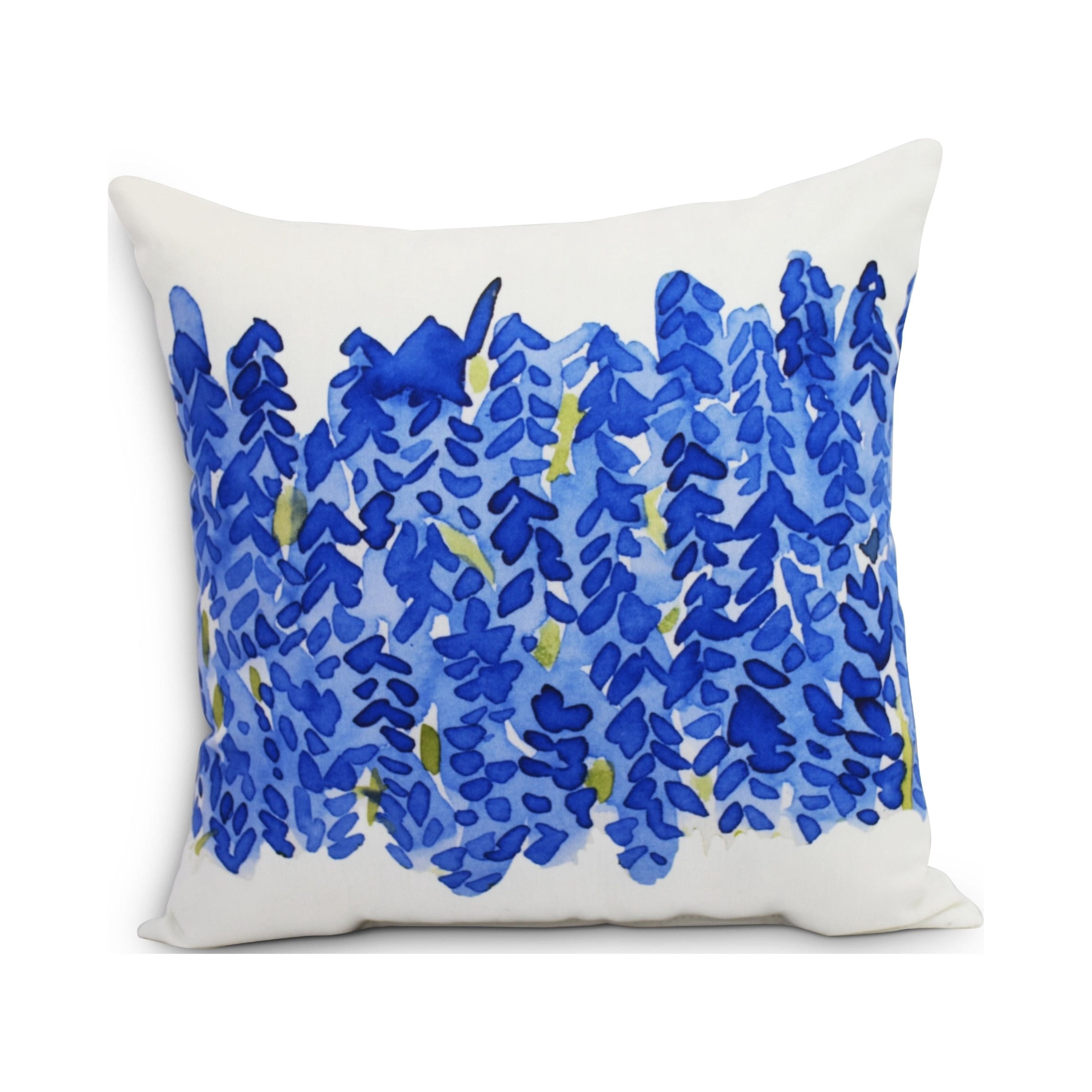 Simply Daisy's Flower Bell Bunch 20 inch Purple Decorative Floral Throw Pillow