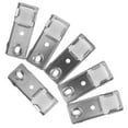thumbnail image 3 of 6pcs Curtain Tops Installation Single Code Stainless Steel Curtain Track Mounting Hidden Tops Install Repair Fittings Silver, 3 of 8