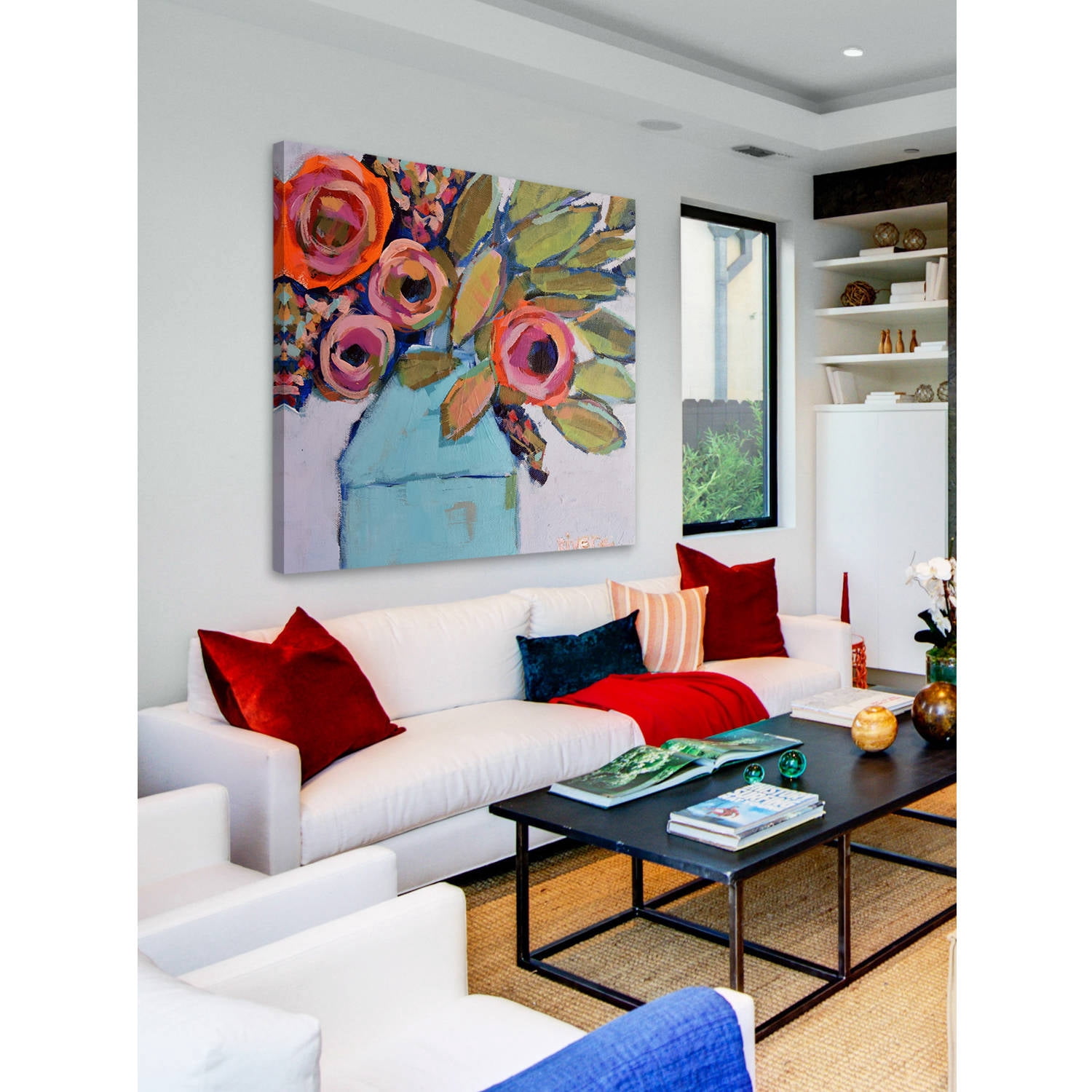 Marmont Hill "Wild Bouquet" by Michelle Rivera Painting Print on Wrapped Canvas