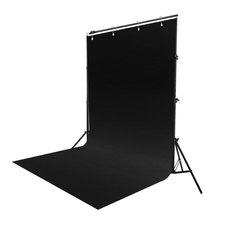Black Canvas Fabric Studio Photography Backdrop for Portrait & Video – Club  Backdrops