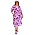 thumbnail image 1 of Vestido sublimado Roman Fashion Tallas Extras 4307 Lila mosaico lila 38, 1 of 6