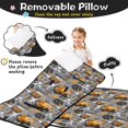 thumbnail image 3 of Gray Background Basketball Elements Pattern Toddler Nap Mats for Kids Preschool,Sleeping Mat Bag or Kids,Toddler Sleeping Bag,Toddler Nap Mat or Daycare, 3 of 6