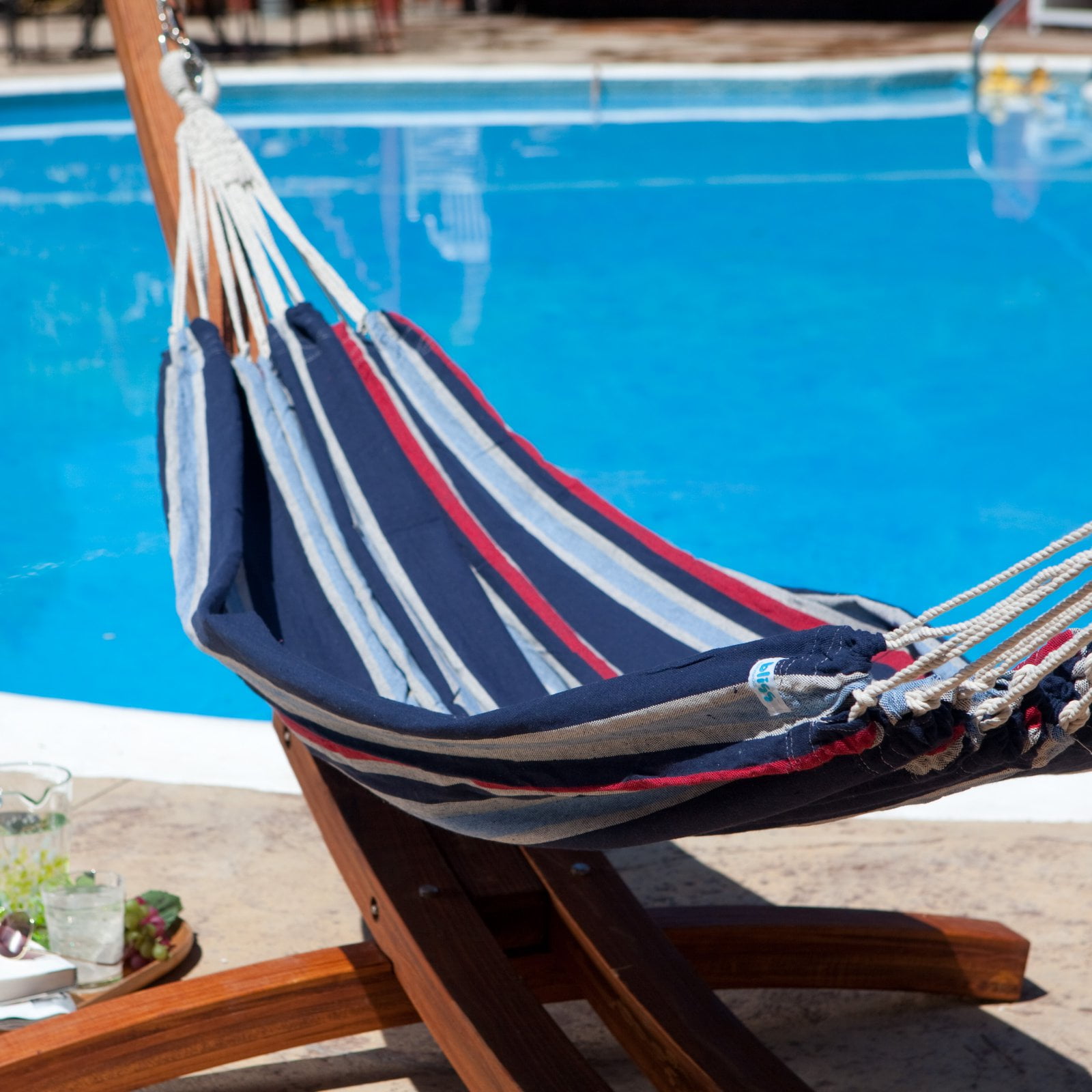 Bliss Hammocks Oversized Double Hammock in a Bag - Patriot - Walmart.com