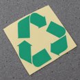 thumbnail image 4 of EeaseMX Pegatina autoadhesiva con el logotipo de reciclaje, símbolo circular de reciclaje, calcomanía reflectante (verde), 4 of 7